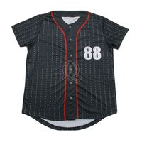 Camiseta de béisbol con gráfico rojo, personalizado de Inglaterra Camiseta con estampado, camisetas de uniforme de equipo de malla de poliéster de manga corta