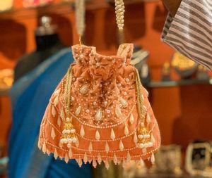 Bolsos únicos bordados auxiliares MEJOR estilo bohemio bordado trabajo mano embrague monederos bolsos diseño elegante forro al por mayor - Product Image 6