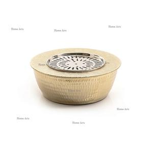 เตาอุ่นชาดัลลาห์ทรงกลม สีทอง ดีไซน์สวยงาม ผลิตจากอะลูมิเนียม คุณภาพดีลักซ์ ขนาดสั่งทำได้ จำหน่ายจำนวนมาก - Product Image 6