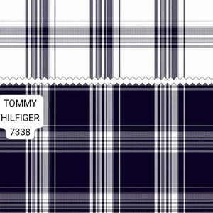 Tela a Cuadros de Popelina Premium 100% Algodón para Exportación de Prendas - Product Image 1