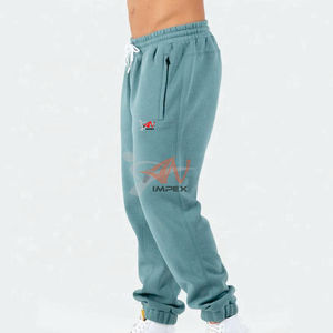 Custom Logo Cotton Oversized Jogger Men High Quality Mens Gym Joggers Fleece Lounge Men Jogger Sweatpants - Product Image 3