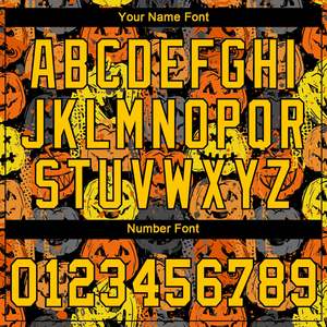 Top Quality 3D Pattern Halloween <b>Pumpkins</b> Authentic Adult Printed Baseball Jersey <b>for</b> Online <b>Sale</b> - Product Image 5