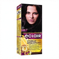 Crème colorante permanente pour cheveux Eclair OMEGA9, fini lisse, longue durée, tous types de cheveux, professionnelle, adulte et senior, EC01 UZ