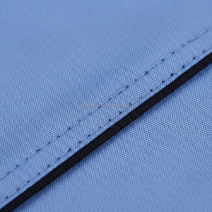 Conjunto de Uniforme Médico Unisex con Cuello en V, 100% Algodón Satinado, Personalizado OEM, con Múltiples Bolsillos, Detección de Agujas, Fusión sin Costuras, para Uso Hospitalario - Product Image 6