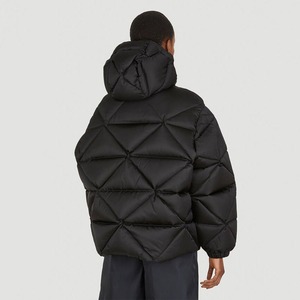 Vente en gros High Street Style hommes veste nouveau Design hiver toile bulle Bomber avec impression de logo personnalisé - Product Image 3