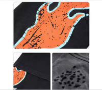 T-shirts décontractés pour hommes 100 % coton de haute qualité, manches longues, 200 GSM, avec logo personnalisé, motif uni, imprimé écaille de tortue, vierges, vente en gros
