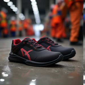 Calzado de Seguridad GRID LOW S3 SRC EN ISO 20345:2011 Talla 46 W.11 Color Negro/Rojo - Product Image 3