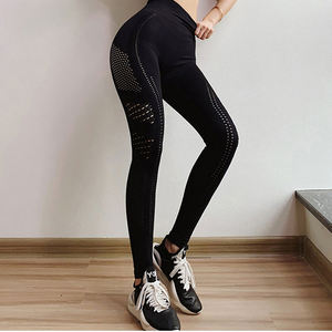 2024 nouveauté haute qualité femmes Slim Fit Yoga Fitness Leggings avec Logo personnalisé vente chaude Position de la taille - Product Image 5