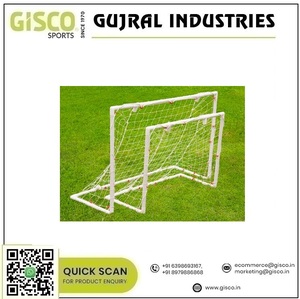 Poteau de but en acier portable à forte demande Tube en acier de 25 mm Fabricant et fournisseur indiens Équipement d'entraînement - Product Image 2