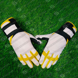 Soft Leather <b>Baseball</b> <b>Gloves</b> Lightweight Leather Batting Hand <b>Gloves</b> High Quality Cowhide Leather Breathable Batting <b>Gloves</b> - Product Image 4