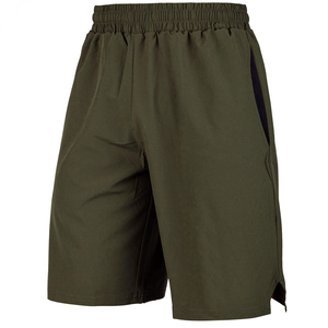 Short athlétique en maille pour hommes de haute qualité Short de sport en polyester léger pour entraînement de gymnastique Short de poche personnalisé écologique pour le sport - Product Image 1