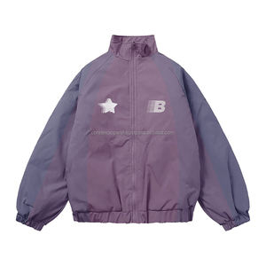 Conjunto Cortavientos de Calidad Premium, Tela Tejida de Nailon y Poliéster de 135 GSM, Chaqueta y Pantalón Ligeros con Paneles de Color y Logotipo Personalizado - Product Image 3