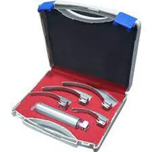 Professional Quality Macintosh Conventional stainless steel Laryngoscope With 4 Blades