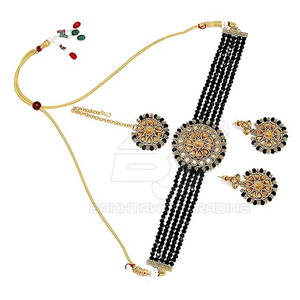 Conjunto de Joyería para Mujer Chapado en Oro de Moda 2026, Elegante Conjunto de Joyería para Mujer, Collar y Aretes en Tamaño Adulto - Product Image 2