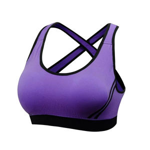 Sujetador deportivo de material duradero para mujer disponible a precio de mayorista con logotipo personalizado/colores, Sujetador deportivo antiarrugas para mujer de alta calidad - Product Image 3