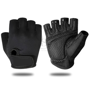 ถุงมือครึ่งนิ้วสำหรับยิมถุงมือฟิตเนสออกกำลังกายเพาะกายออกกำลังกายปรับได้ตามต้องการ - Product Image 1