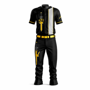 Uniforme de Béisbol Personalizado, Conjunto de Camiseta y Pantalones, Sublimación Completa, Impresión de Nombre y Número del Equipo, Secado Rápido, Transpirable - Product Image 1