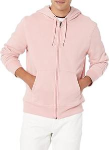 Sudadera con capucha doble recortada de peso pesado de algodón 100% nuevo con cremalleras sudaderas con capucha de gran tamaño Unisex personalizado Boxy Zip up Hoodie hombres - Product Image 2