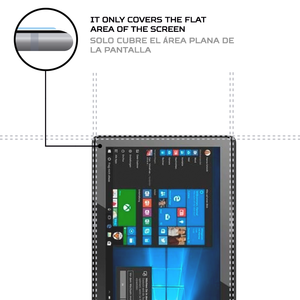 ฟิล์มกันรอยหน้าจอ ANTISHOCK สำหรับแท็บเล็ต Odys Primo Win 10 เพิ่มประสิทธิภาพการอ่านและความทนทาน - Product Image 4