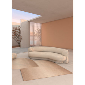 Alfombras de Lana Tejidas a Mano en Rojo y Naranja para Uso Doméstico, Color Sólido Hwl-373 - Product Image 6