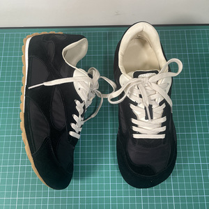 Zapatos Deportivos Casuales de Cuero Bva Unisex para Parejas, Suela Plana, Color Combinado, Zapatos <span class=keywords><strong>Agan</strong></span> Transpirables, Resistentes al Desgaste, Hechos a Mano - Product Image 3