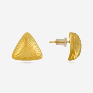 Trendy Gold-Plated Stud Featuring Number Shape Pattern Made Zinc Alloy Stainless Steel Brass Plastic Pearls Diamonds Party Gift - Product Image 4