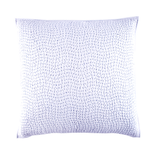 Funda de Cojín Nueva, Diseño Moderno, con Costura Kantha Ondulada, Funda de Almohada de Algodón - Product Image 3