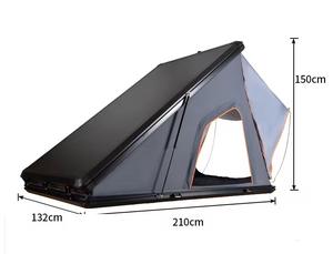 Tente de toit portable imperméable en coton à coque rigide pour voitures 4x4, deux chambres, ouverture automatique rapide, été, trois saisons - Product Image 2