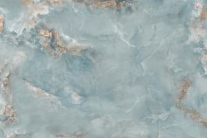 Orientbell Vitrified (GVT) 1200X1800 Super Gloss Onyx Marble Aqua Acabado brillante Azulejos grandes Losas Azulejos de porcelana para piso de pared - Product Image 4