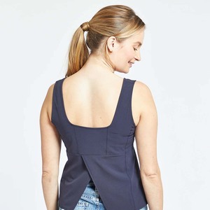 Camiseta sin mangas transpirable de verano para mujer al por mayor personalizada - Product Image 2