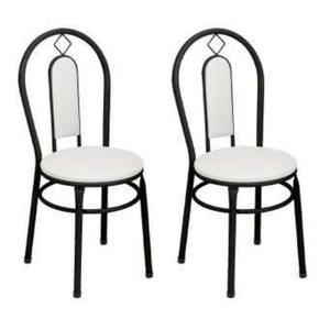 Silla clásica de metal de inspiración vintage con revestimiento decorativo resistente a la intemperie, soporte de comodidad superior y elegante marco curvo - Product Image 2