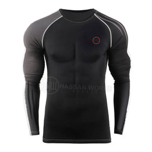 Créez votre propre rashguard pour homme - Respirant, écologique, en spandex/polyester, séchage rapide, manches longues, imprimé par transfert thermique - Product Image 1