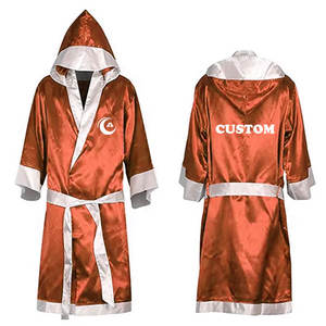 Robe de boxe et short de boxe personnalisés de haute qualité les plus vendus robe de boxe personnalisée avec nom et logo personnalisés - Product Image 3