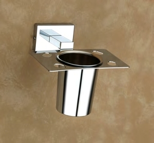 MISHWA Porte-brosse à dents PD-404 Organisateur de salle de bain antirouille en métal brossé pour hôtels, spas et maisons modernes Installation facile Commercial - Product Image 5