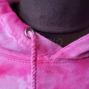 เสื้อฮู้ดผ้าฝ้ายโพลีเอสเตอร์ย้อมสีพื้นสำหรับผู้หญิงเสื้อผ้าแฟชั่นขนาดใหญ่พิเศษสำหรับฤดูหนาว - Product Image 3