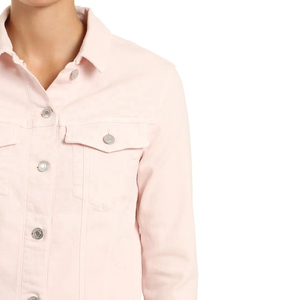 Chaqueta vaquera bordada con estampado Vintage de alta calidad para mujer, botón de estilo occidental transpirable para la fábrica de la temporada de invierno - Product Image 2