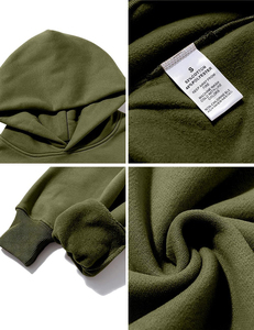 Vente chaude, sweat-shirts épais et lourds en molleton, épaules tombantes, hommes, personnalisés, en molleton français 100% coton, sweat-shirt unisexe surdimensionné et lourd - Product Image 5