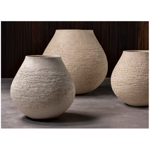 Indoor and Outdoor Big Fiberglass <strong>Planter</strong>, <strong>Large</strong> Garden Flower <strong>Planter</strong> Pots, Plant Pots for Artificial Plants - Product Image 2