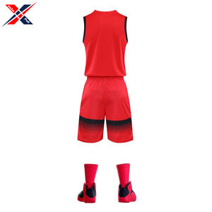 Maillot de basket-ball de vente chaude uniforme d'équipe sportive réversible ensemble d'uniformes de basket-ball d'entraînement d'équipe respirants - Product Image 5