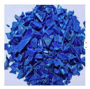 Flocons de fûts bleus en HDPE de haute qualité, matière HDPE recyclée pour la fabrication de plastiques - Product Image 4