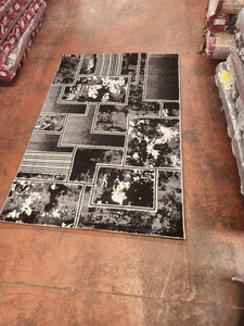 Tapis turc en polyester, jacquard, tissé à la machine, à poils longs, rembourré, réversible, lavable, antidérapant, antimicrobien pour la maison - Product Image 5
