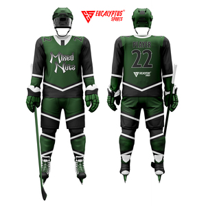 Maillots de hockey sur glace respirants personnalisés |   Concevez vos propres uniformes d'équipe professionnels, couleurs et logo personnalisés |   Impression par sublimation 100% - Product Image 4