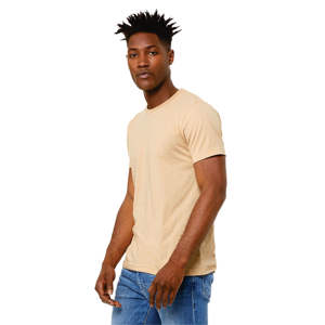 Heather Sand Dune Camiseta CVC unisex-52% Airlume Algodón, 48% Poly, 4,2 oz - Product Image 2