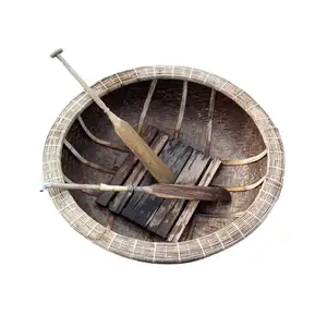 Barco de bambú 100% natural hecho a mano, buen precio, coráculo, ecológico, natural, de Vietnam
