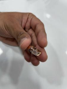 แหวนเพชรบริสุทธิ์14K 18K สำหรับผู้ชายแหวนพลอยสีเหลืองทอง1.02ct สำหรับงานแต่งงานได้รับการรับรองจาก Aniva - Product Image 4