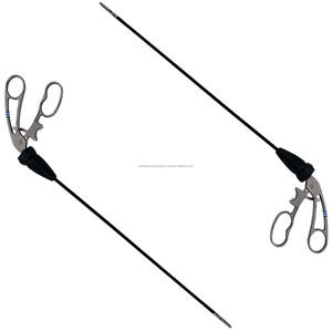 Pinza de agarre tipo cocodrilo para laparoscopia, instrumento quirúrgico de acero inoxidable, kit quirúrgico, pinza endoscópica ORL, CE, para clínica médica - Product Image 2