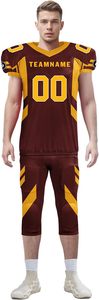 Ensemble d'uniformes de football américain de haute qualité, respirant, imprimé, personnalisé, de qualité supérieure - Product Image 2