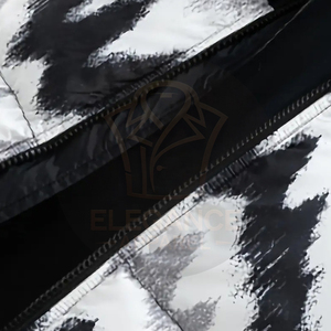 เสื้อแจ็คเก็ตพัฟเฟอร์ผ้าแคนวาสแบบคลาสสิกสำหรับผู้ชาย สไตล์ลำลอง ฤดูหนาว หนา โพลีเอสเตอร์ กันลม มีโลโก้ด้านหน้า มีจำหน่ายจำนวนมาก - Product Image 4