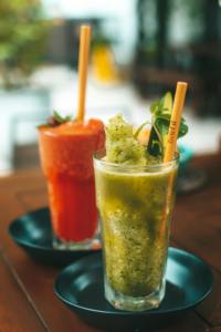 Eco Premium Custom Biodegradable Bamboo <b>Drinking</b> <b>Straw</b> Set Blue Lotus - Product Image 2