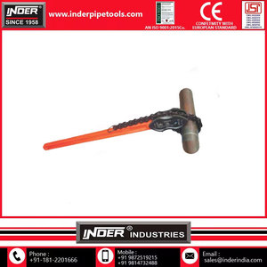 Herramienta de llave de tubo de grado DIY Industrial de alta calidad con cadena de mango dúctil OEM ODM compatible con herramientas de mano Premium proveedor de India - Product Image 5